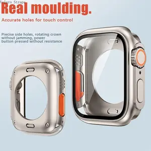Shockproof Apple Watch Case with Full Coverage Screen Protector for 40/41/44/45mm