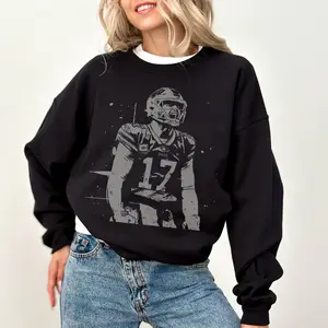 [New collection] Josh Vintage Shirt, Allen Retro Rap Tee, Game Day Shirt, Football Shirt, God Bless Go Bill, Cotton Tee for Women – Sporty & Comfy Unisex Pullover for Gameday Fans