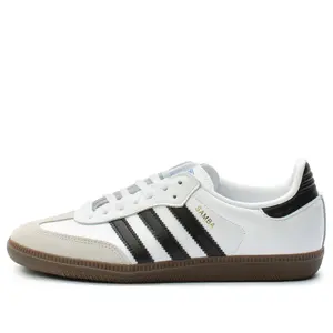 (GS) adidas Samba OG J 'White Black Gum' IE3675 (GS) adidas Samba OG J 'White Black Gum' IE3675
