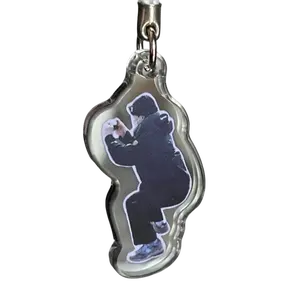 Squatting Rapper Light Stick Charm Phone Charm Unique Design for Fans