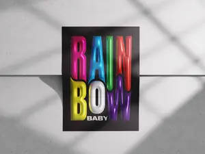 Rainbow baby Poster