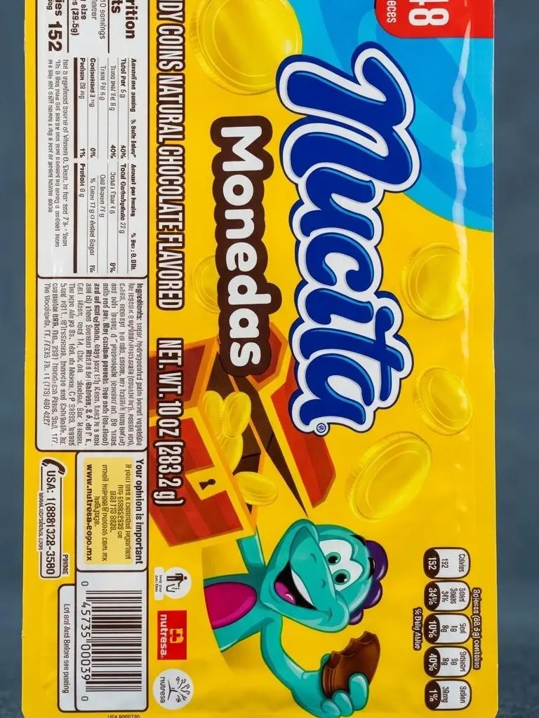 Nucita Monedas Candy Coins – Natural Chocolate Flavored Candy | Mexican Chocolate Coins