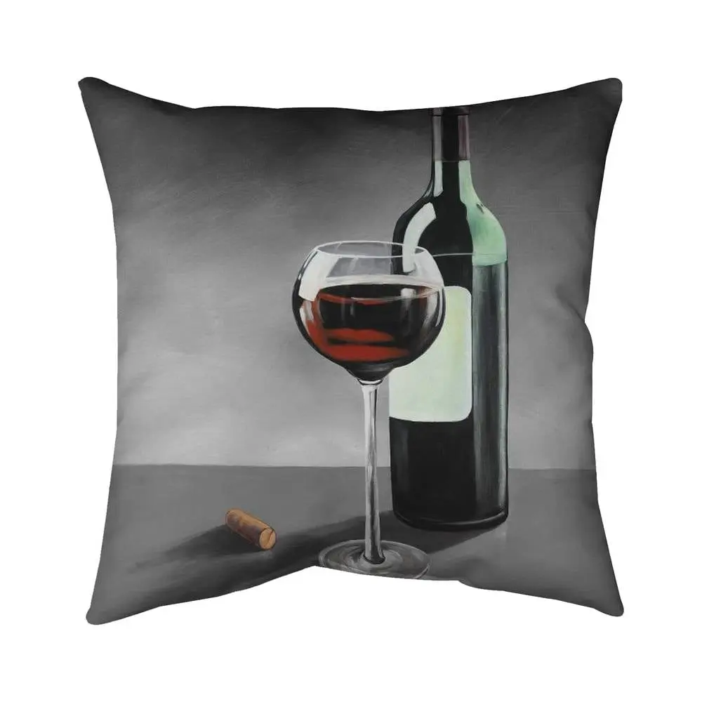 360 Stand 5541-1616-GA73-1 16x16 in. Burgundy Gray Plush Kitchen Decorative Cushion with Polyester Insert, Interior Decor Essential, Home Decor Accent, Room Accessories, Boujee Home Accessories, Boujee Household Items, Cushions For Kitchen Chairs, Home De
