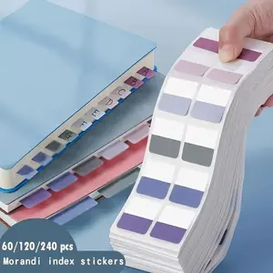 360 Pcs Paper Index Stickers, Multi-Purpose Writeable Labels, Easy Page Marking, Ideal for File Classification and Organization