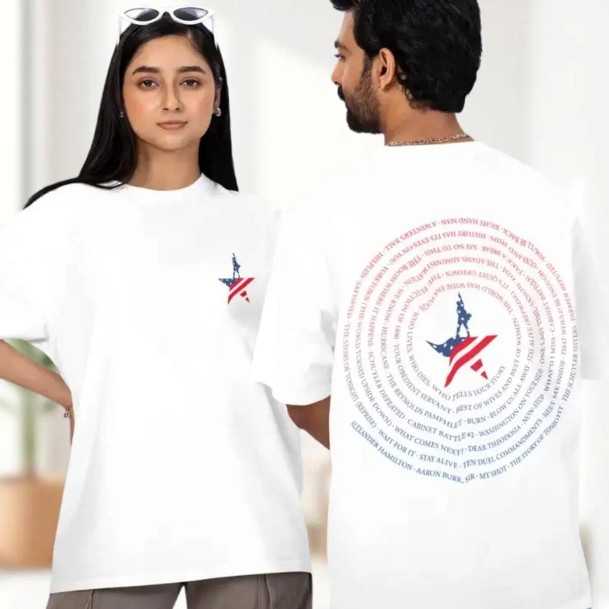 Hamilton The Musical Shirt American Musical T-Shirt Full Song Shirt Hoodie Broadway Sweatshirt Hami Versatile Hoodie Sweatshirt for Men & Women