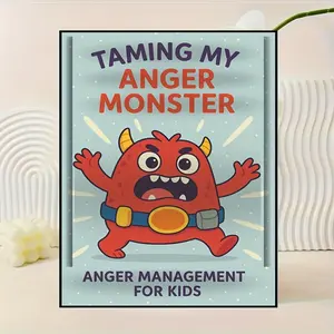 Anger Management Workbook for & Adults - Interactive Anger Control Activities, Mindfulness Skills, Self-Regulation Guide with Colorful Illustrations