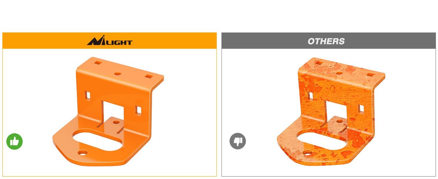 Nilight Zero Turn Lawn Mower Hitch with Bolts Versatile Chain Slot for IKON X, IKON XL, ZT-X, ZT-XL OEM Replacement #71514900 Heavy Duty Steel Orange