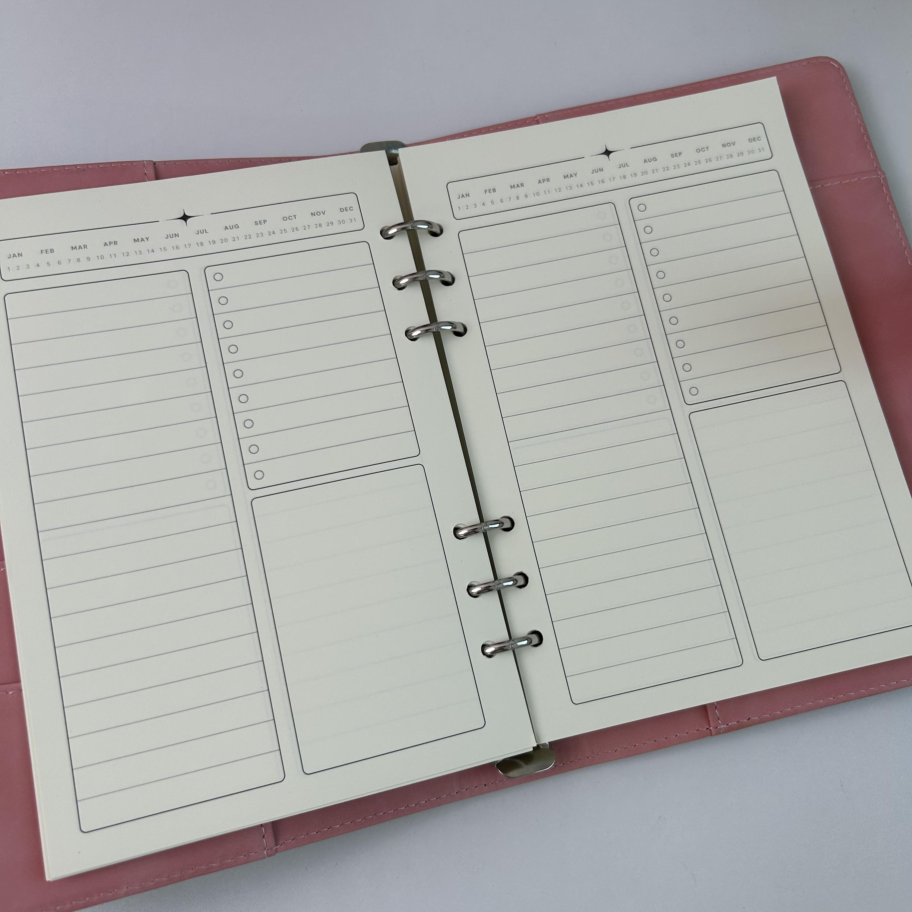 Vintage checkered A5 hardcover notebook, snap-closure password log book, faux leather journal for office and daily records accessories