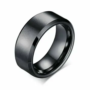 Stainless Steel Titanium Rings For Men wedding ring gift box christmas gift necklace