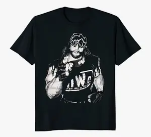 WCW Macho Man Black and White Shirt