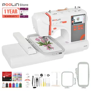 PooLin EOC03 Affordable Entry-Level Automatic Embroidery Machine for Beginners