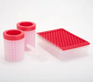 Tovolo Mini Silicone Ice Cube Tray w/ Storage Bins & Ice Cups