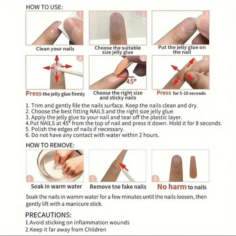 Halloween/Christmas Series - Press on Nails Handmade Reusable Fake Nails For Girls 10PCS Hand Painted Salon Loveful Acrylic 3D Nails for Woman