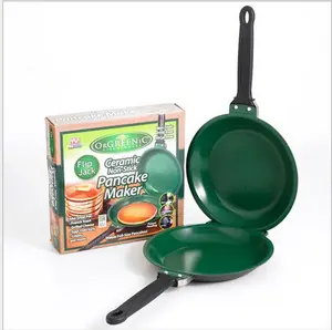 Double-sided nonstick skillet - Perfect for making pancakes, omelets, and bacon, ideal for both kitchen and outdoor cooking,An excellent gift choice for New Year.