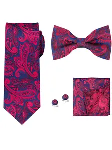 Men's Soft Polyester Tie Set, Casual Floral Pattern, Regular Width, All-Season Wear, Comfortable Daily Commute Accessory, Casual Comfy Tie
