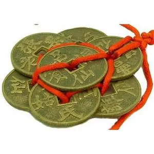 Brass Eight Immortals Coins Amulet