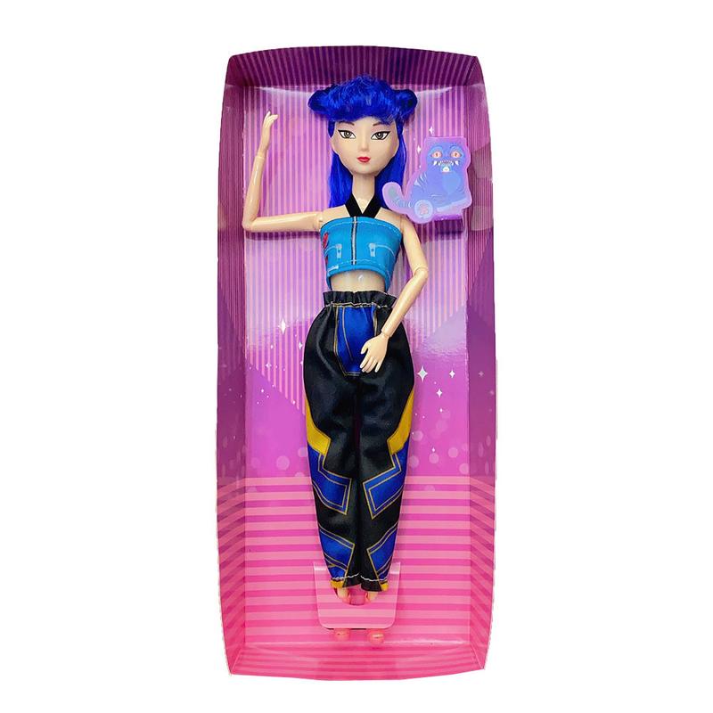 K-pop Demon Hunters Anime action figure doll 11.5 inches–12 Joint Movable Anime-Rumi, Mira and Zoey, Anime-Inspired Collectible Dolls, Mystery Box Merch Gift for Fans & Kids-desk display-Kpop Idol Merch Collectibles