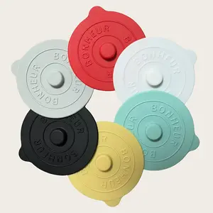 Nordic Style Silicone Dustproof Cup Cover, Silicone Lid, Fits Mugs & Glasses, Perfect Christmas or Halloween Gift, Ideal for Family, Colleagues & Friends