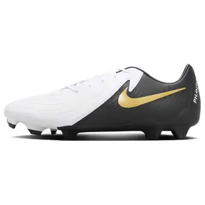 Nike Phantom GX 2 Soccer Cleats for Men with Laces, Lightweight Comfort, MG Sole, Durable Breathable Football Shoes in Black and White Trending Shoes, House White Official Shoes to Get / Maison Mihara