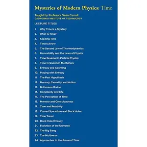 USED Book - Mysteries of Modern Physics: Time by Professor Sean Carroll (Unknown)