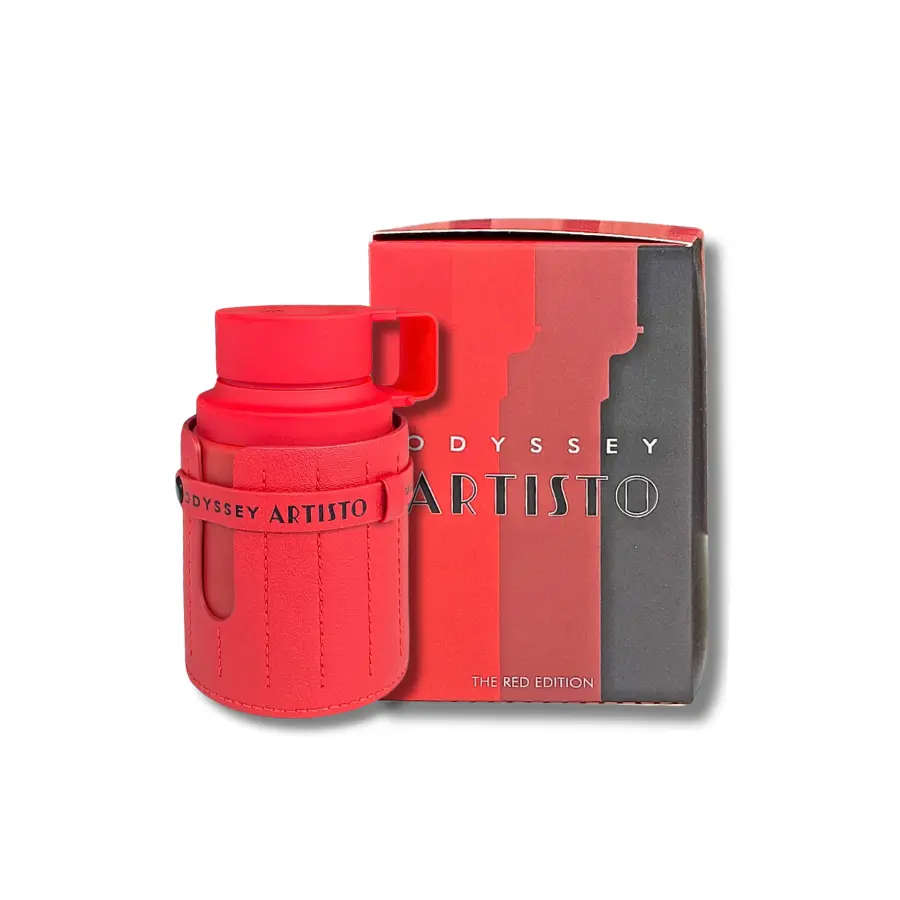 Armaf Odyssey Artisto Eau De Parfum 3.4FL.OZ Citrus Spicy Fragrance Citrus Woody Musk The Red Edition U.A.E.