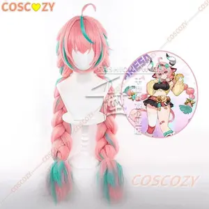 Genshin Impact Varesa Cosplay Costume Wig Mask Headwear Tail Natlan Collective of Plenty Halloween Party Women Girls Cos Outfits