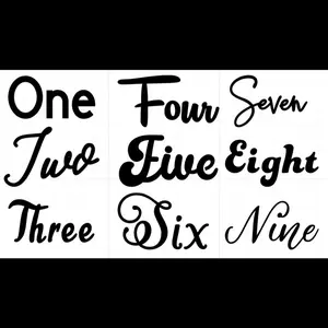 Custom Name/Word Decal 9x2 - Fully Customizable Durable Decal for Car Cups Laptops Mirrors Business Branding Unique Gift Personal Use