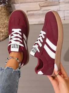 Women's Casual Shoes Spring Autumn, Elegant Fashion Round Toe Low Top Slip-On Sneakers, Versatile Outdoor Running Shoes