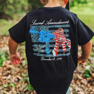 Second Amendment Short Sleeve Kids Tee, Southern Boy Co Shirt, Family Matching Outfits, Dad And Son Tee, Young And Adult Shirt