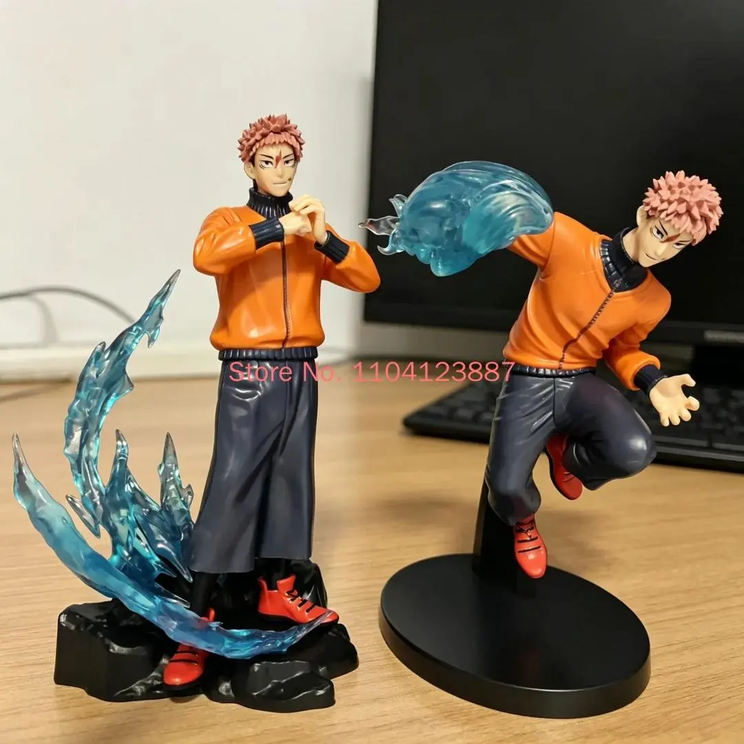 Anime Merchandise: Yuji Itadori & Ryomen Sukuna PVC Action Figures — Desktop Display Models, Birthday Gifts for Fans