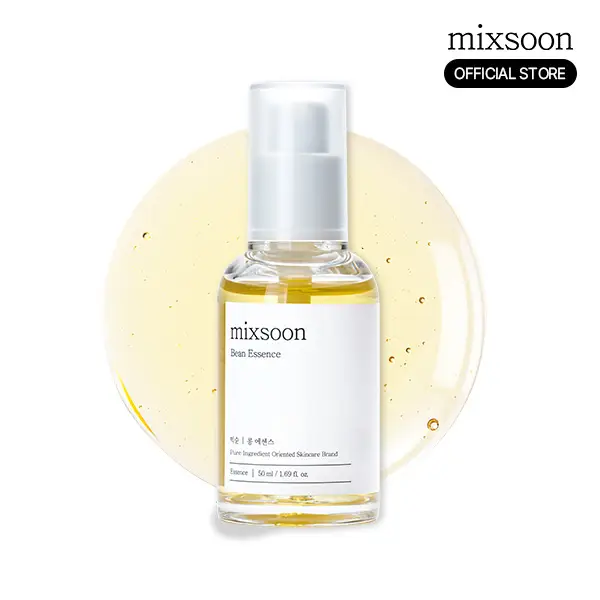 [mixsoon] Bean Essence 1.69 fl.oz / 50ml - Exfoliating Hydrating Korean Skin Care Glass skin Hyaluronic Acid Serum