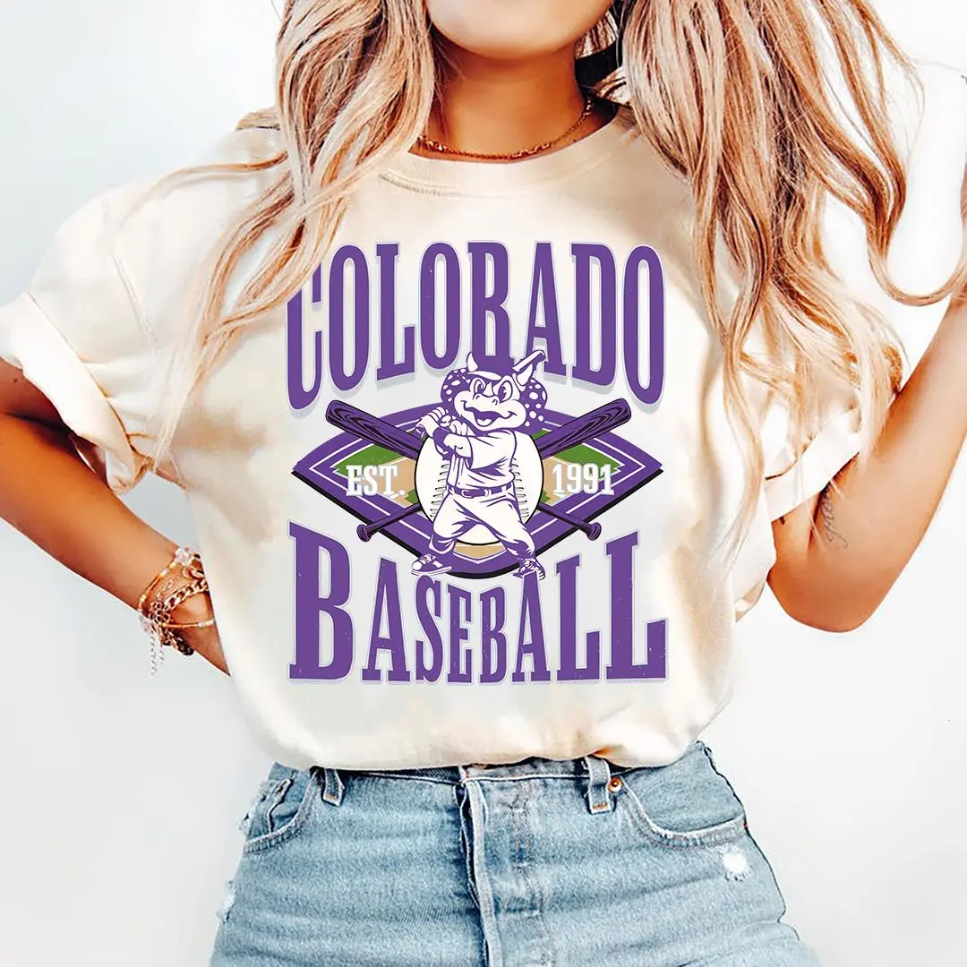 Colorado Baseball Shirt, Vintage Game Day Graphic Tee, Retro Sports Comfort T-Shirt