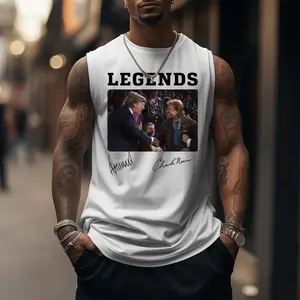 CHUCK NORRIS 90s Graphic Sleeveless Tank Tops Men Vest Streetwear Outfits Men Vacation Outfits Sleeveless Shirt