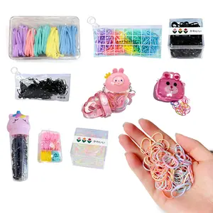 18 Count Baby Hair Ties Hair Rubber Bands for Toddler Infants Kids Girls Thin Small Hair Elastics TPU 1500 Piece Pack