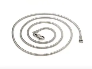 Gold Plated Stainless Steel Pendant Chain Necklace – Durable & Tarnish 18K