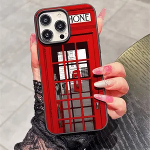 Phone Pattern Valentine Gift, Thick Protective Anti-Drop Case Compatible with iPhone Series, Durable Protection for Multiple Models