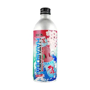 HATAKOSEN Japanese Watermelon Soda - Refreshing 500ml Drink