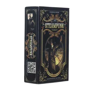 Steampunk Tarot Card Game, 1 Box Exquisite Art Design Tarot Card Game, Perfect for Tarot Card Enthusiasts and Collectors
