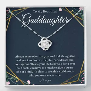 To My Beautiful Goddaughter Necklace, Gift From Godmother/Godfather, Goddaughter Birthday, Goddaughter Christmas Present, Goddaughter Graduation Gift
