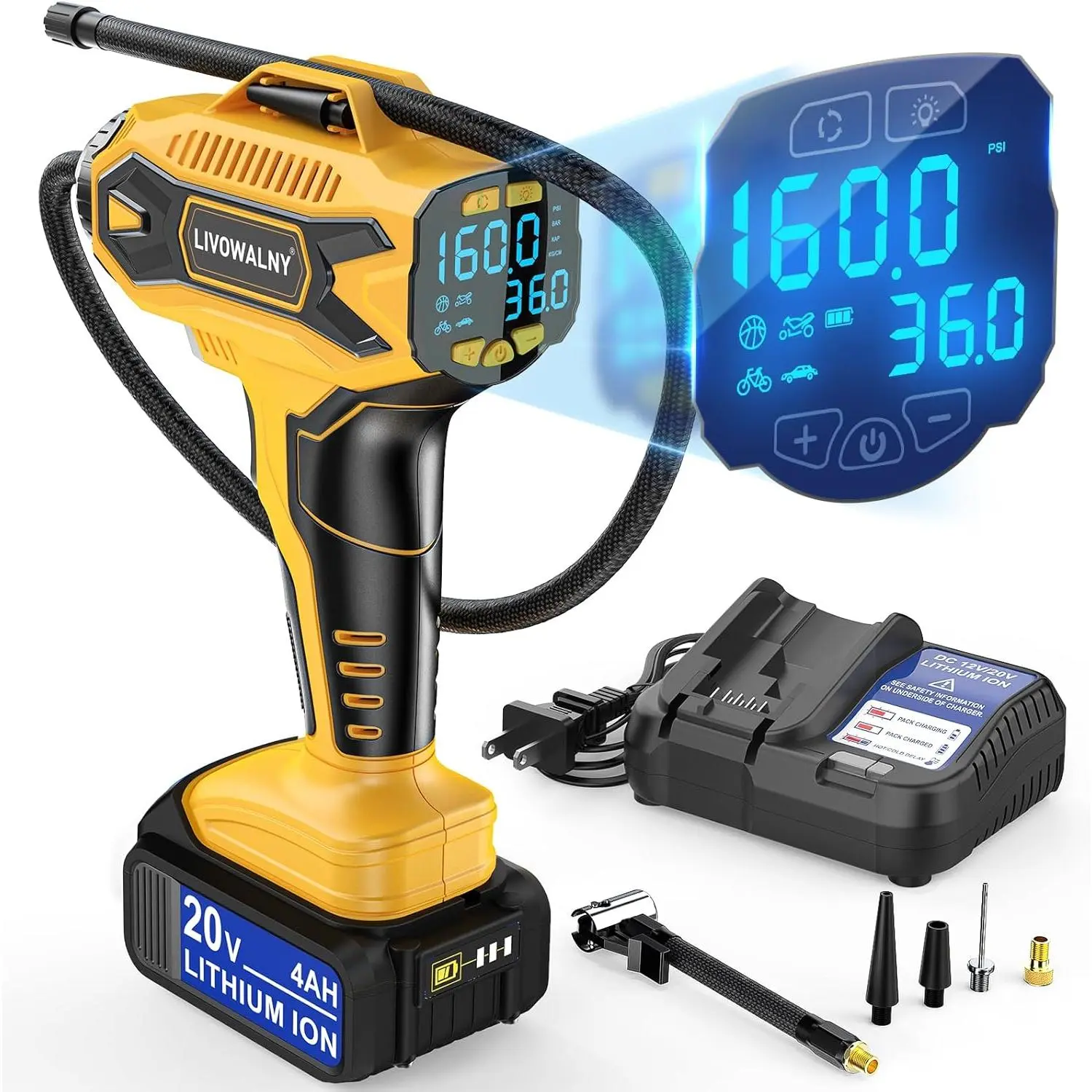 Battery included Compatible With DeWalt Battery