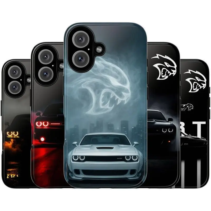 Dodge Challenger SRT Hellcat Phone Case,Suitable for iPhone 17 16 15 14 13 12 11
