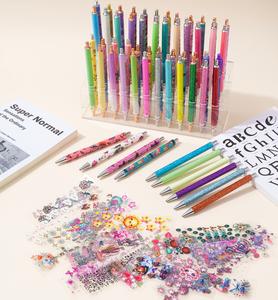 Random 74pcs/40pcs UV DTF Wraps & Cartoon Festival Random styles Pen Stickers for Crafts Set summerwins