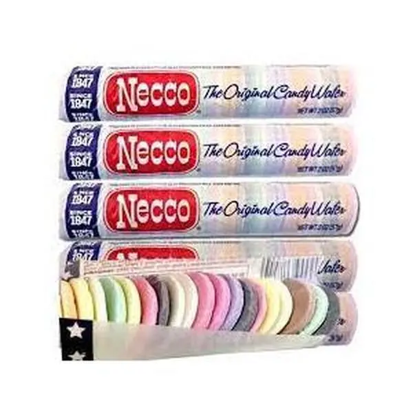 Necco Wafers Assorted Flavors 24 Count Tray