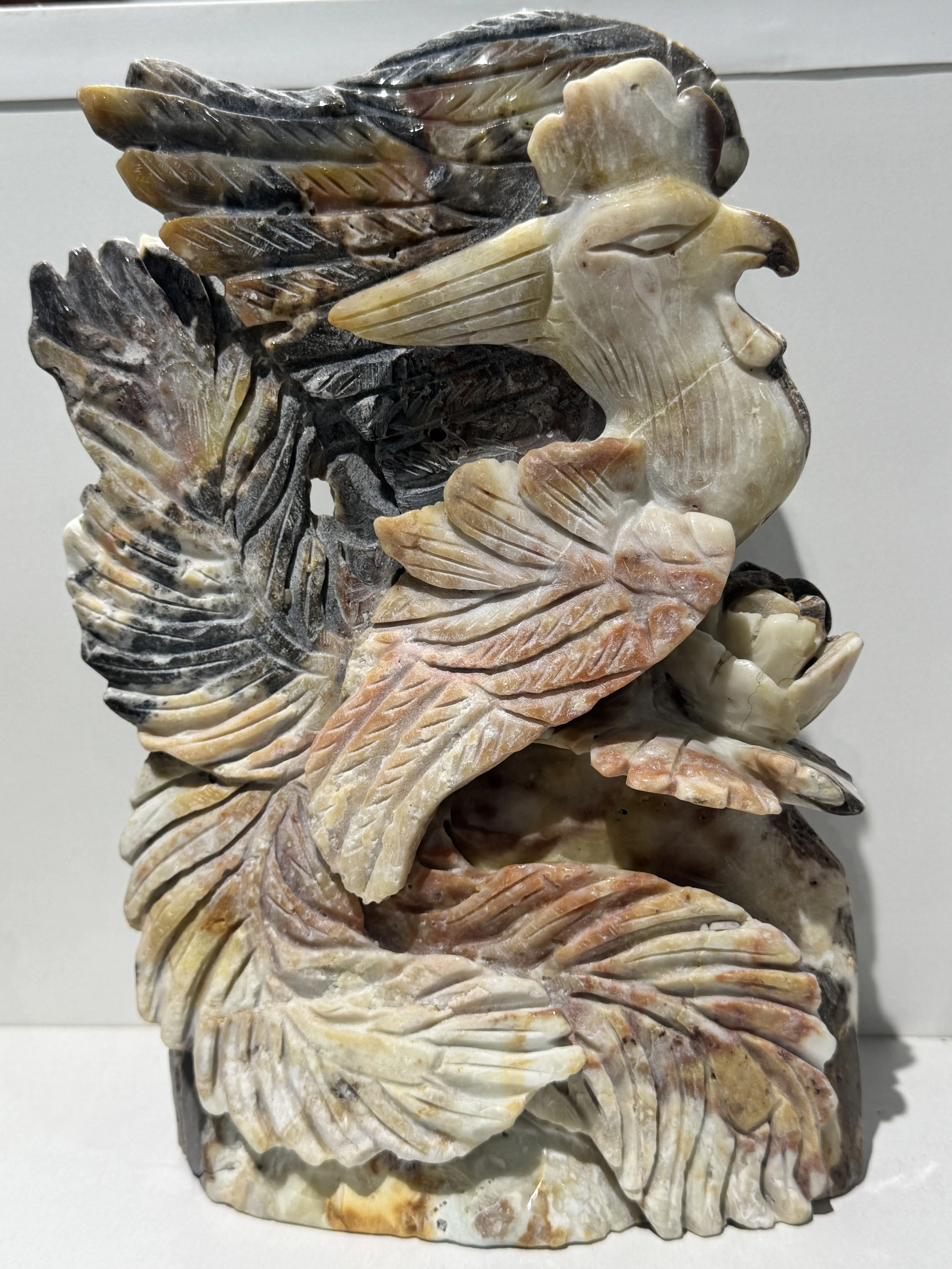 Graceful Phoenix Sculpture By Handmade