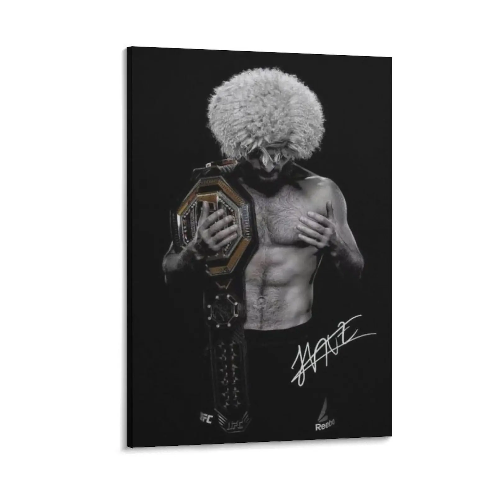 Khabib Nurmagomedov Poster Boxer Poster Poster Canvas Wall Art For Bedroom Decor Bar Office Room Decor Gift