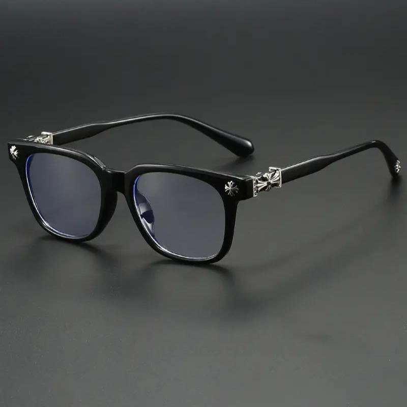 Fashionable Metal Square Anti-Blue Light Glasses – Casual, All-Season, Flat Lens Fashionable Metal Square Anti-Blue Light Glasses – Casual, All-Season, Flat Lens