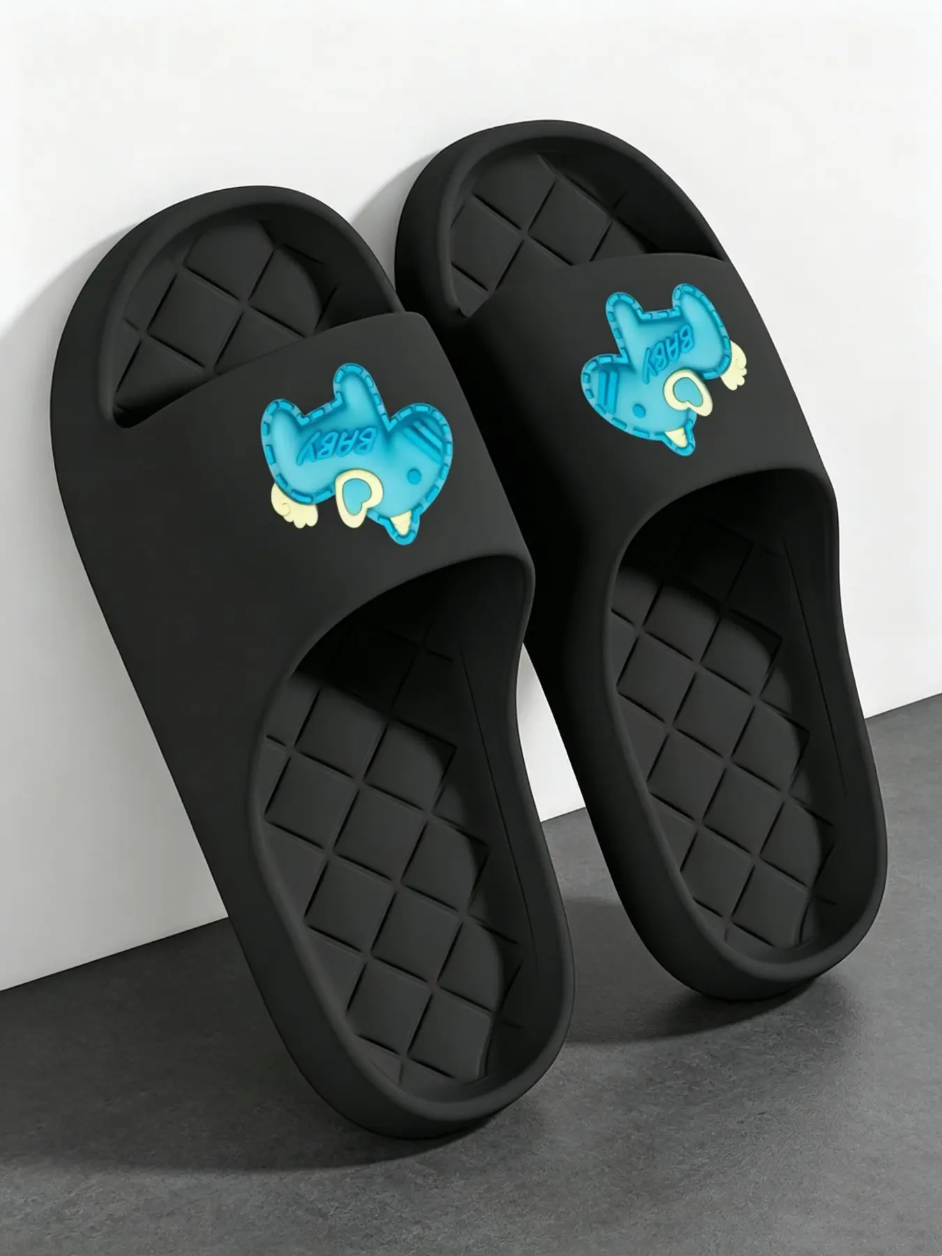 Women's Cute Unicorn Cartoon Casual Fashion Shower Slippers, Thick Sole Eva Anti-Slip Pillow Slides, Ideal for Indoor Outdoor Summer Beach Bathroom Use