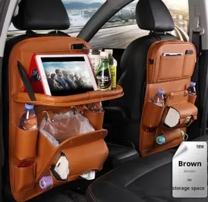 Car Back Seat Organizer with Tablet Holder-Multi Pocket Storage for Travel