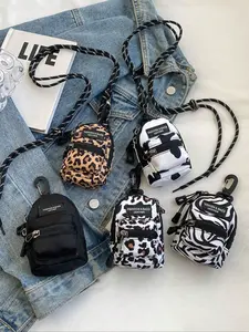 Nylon Crossbody Pouch, Fashionable Crossbody Bag, Sporty Style, Multi-Use Key/Earphone/Wallet Bag With Shoulder Strap, Fashion Accessory For Outdoor Activities