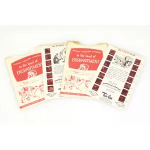 Vintage Tru Vue Tru-Vue Film Card Baby Zoo Animals & A Day at the Zoo - Set of 2